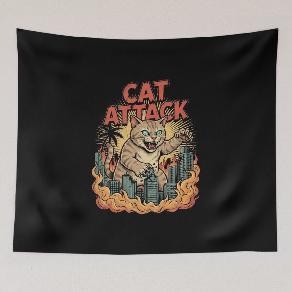 Item preview, Cat Attack  designed and sold by maryriveraa.