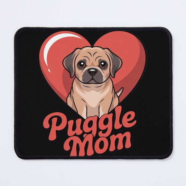 Item preview, Mothers Day Dog Lover Puggle Mom Pet Animal Heart Puggle designed and sold by InspiredFoul.