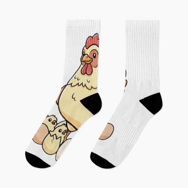 Item preview, Mother Hen with Eggs and Chicks Hatching, Cute Farm Animal Vector Art designed and sold by Fandom Universe.