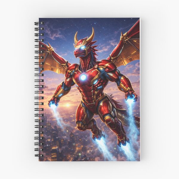 Item preview, Ironclad Tech Dragon – Superhero Dragon Heroes Art designed and sold by EpicDragons-.