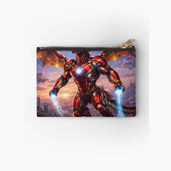 Item preview, Ironclad Tech Dragon – Superhero Dragon Heroes Art designed and sold by EpicDragons-.