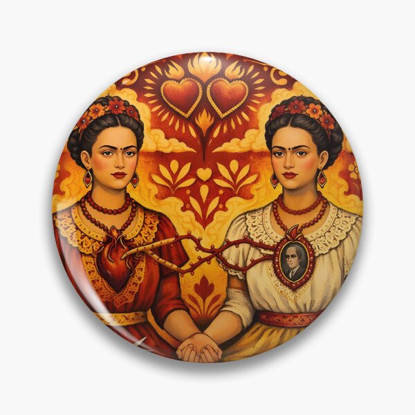 Item preview, The Two Fridas. Frida Kahlo. Mexico. designed and sold by SoniaSarkali.