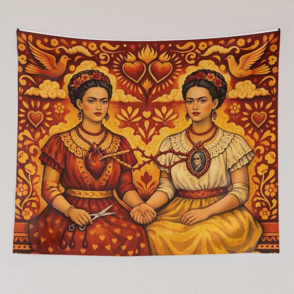 Item preview, The Two Fridas. Frida Kahlo. Mexico. designed and sold by SoniaSarkali.