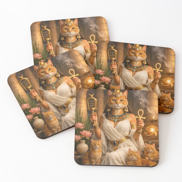 Item preview, Goddess Bastet – Egyptian Cat Goddess of Protection, Joy & Divine Feminine Power designed and sold by SoniaSarkali.