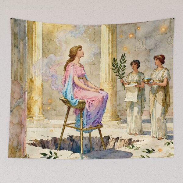Item preview, The Pythian Priestesses of Delphi: Voices of the Oracle designed and sold by SoniaSarkali.