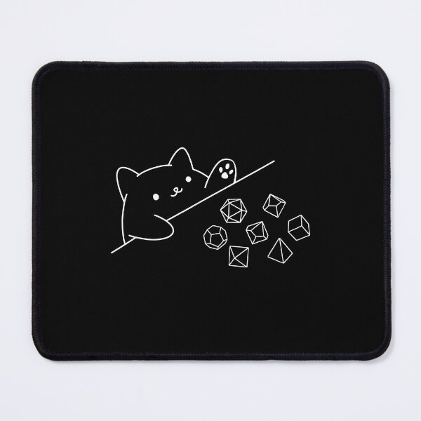 Item preview, RPG Tabletop Cat Rolling Dice designed and sold by JohnBrightIdeas.
