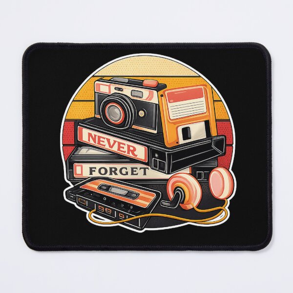 Item preview, Never Forget – Retro Tech Nostalgia Sticker & Tee designed and sold by haitrieuic96.
