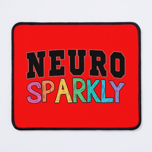 Item preview, Neuro Sparkly ADHD – Simple Neurodiversity Lettering Design designed and sold by Suzy Perez Art.