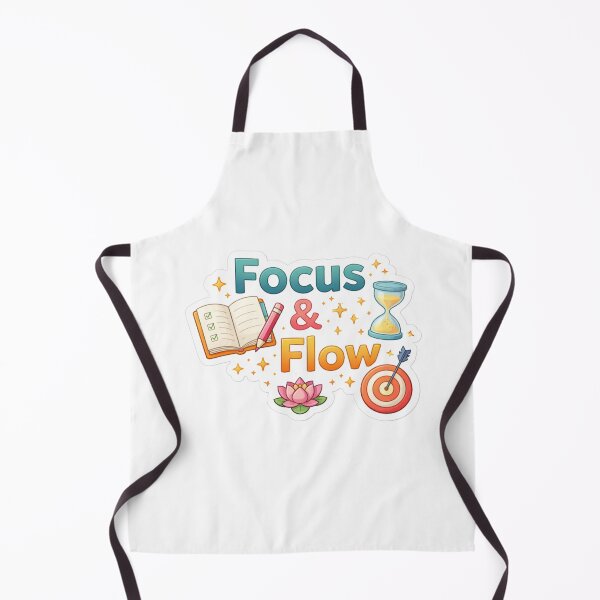 Item preview, Focus & Flow Productivity Motivation Sticker designed and sold by Snark Studio.