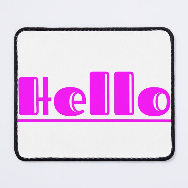 Item preview, Trendy Hot Pink Hello | Preppy Aesthetic Wall Art & Apparel  designed and sold by Faali950.