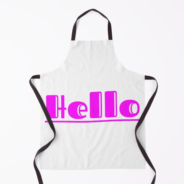 Item preview, Trendy Hot Pink Hello | Preppy Aesthetic Wall Art & Apparel  designed and sold by Faali950.