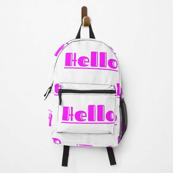 Item preview, Trendy Hot Pink Hello | Preppy Aesthetic Wall Art & Apparel designed and sold by Faali950.