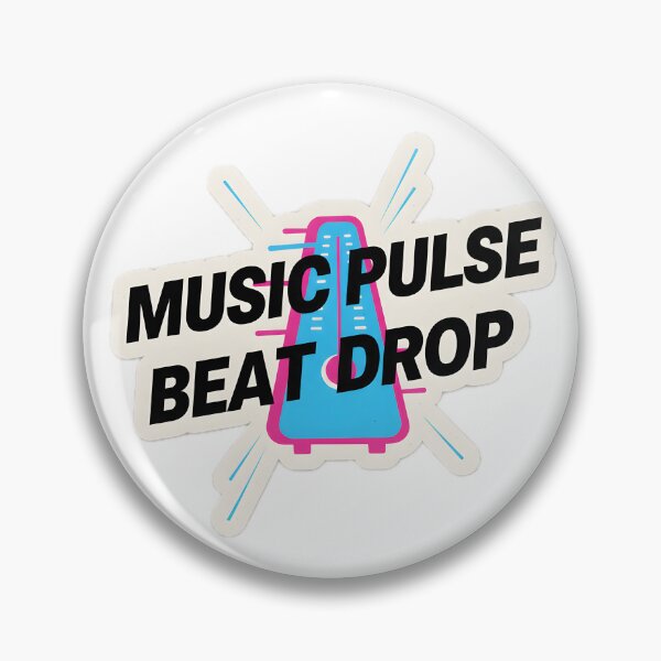 Item preview, Music Pulse Beat Drop Sticker with Colorful Metronome designed and sold by homydesign.