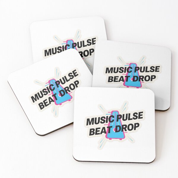 Item preview, Music Pulse Beat Drop Sticker with Colorful Metronome designed and sold by homydesign.