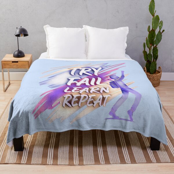 Item preview, Try Fail Learn Repeat Motivational Quote designed and sold by creativerooney.