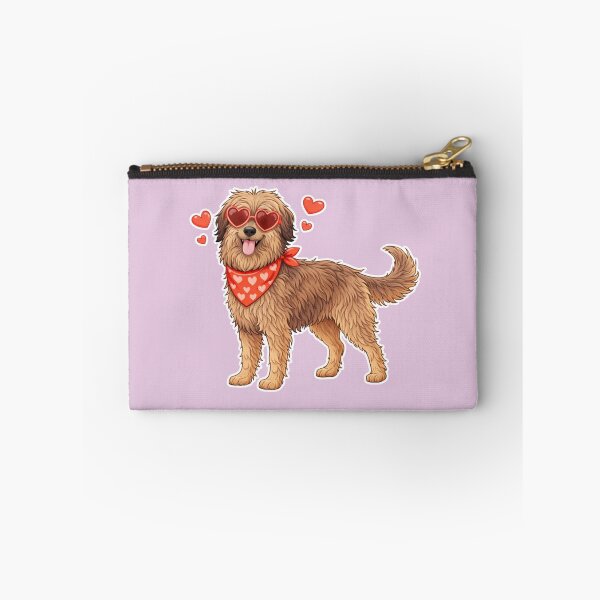 Item preview, Cute Catalan Shepherd in Love – Minimal Valentine Dog Illustration designed and sold by GoodyPaws.