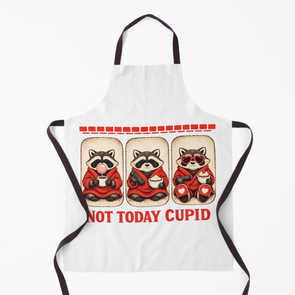 Item preview, Not Today Cupid Valentine Meme, Funny Raccoon Anti Valentine Design, Cute Cozy Valentine Humor Art designed and sold by JoyBoyStudio1.