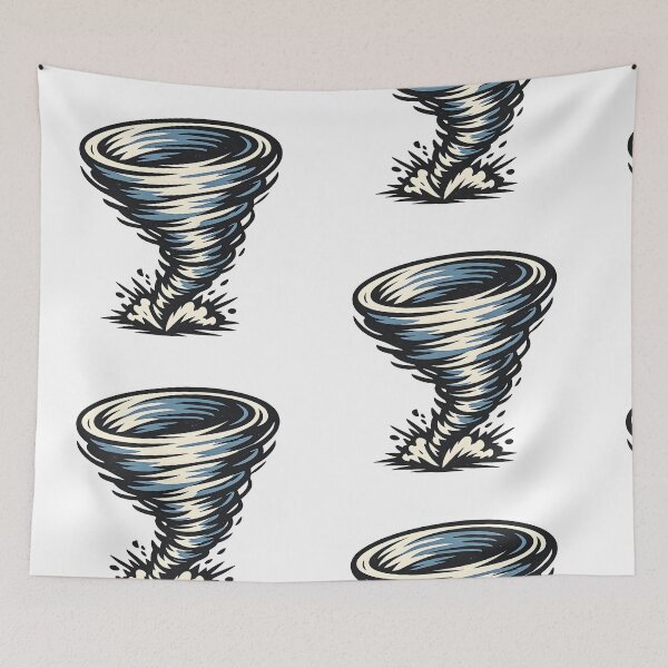 Item preview, Vintage Tornado – Retro Storm Logo designed and sold by Dax Studio.