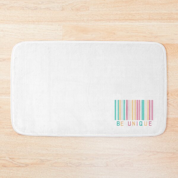 Item preview, Be Unique Colorful Barcode Typography Art designed and sold by Kruti Collection.