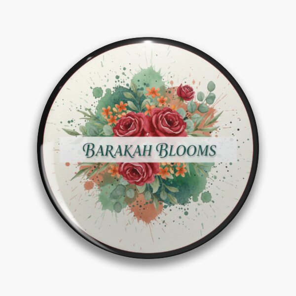 Item preview, Barakah Blooms - Watercolor Floral Circle Design (V.1) designed and sold by D-Islamic.