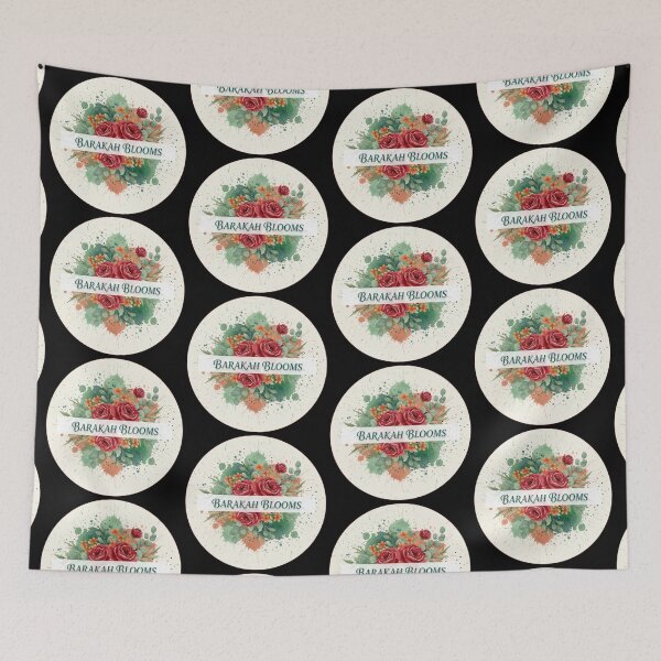 Item preview, Barakah Blooms - Watercolor Floral Circle Design (V.1) designed and sold by D-Islamic.