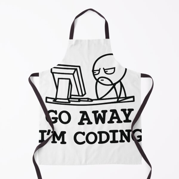 Item preview, Go Away I'm Coding – Funny Programmer Sticker & Tee designed and sold by haitrieuic96.