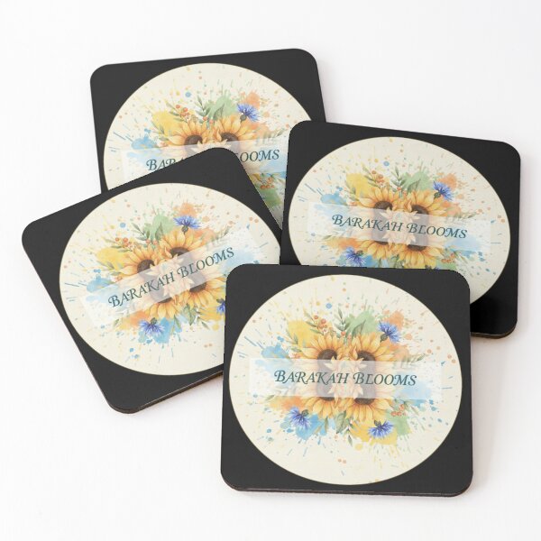 Item preview, Barakah Blooms - Watercolor Floral Circle Design (V.2) designed and sold by D-Islamic.