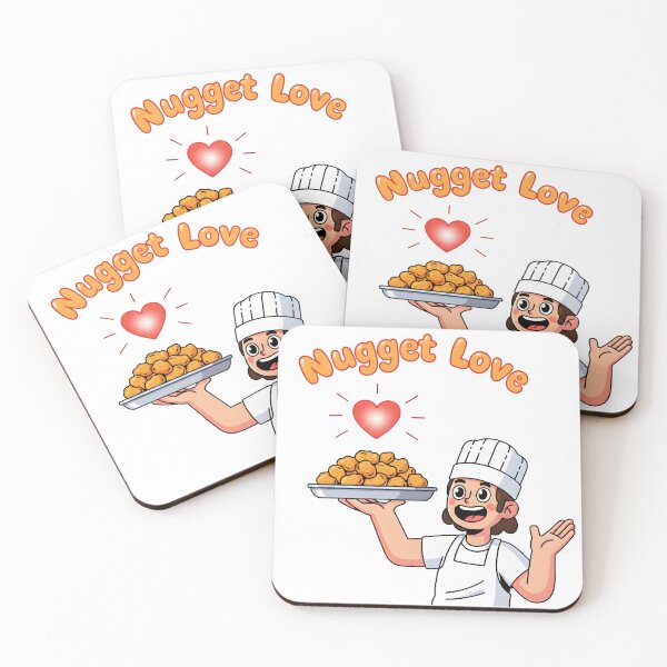 Item preview, Nugget Love Funny Chef Cartoon Design for Food Lovers. designed and sold by The-T-In-Retro.