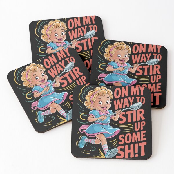 Item preview, Stir Up Some Sht Funny Vintage Girl Humor  designed and sold by KotexTemu.