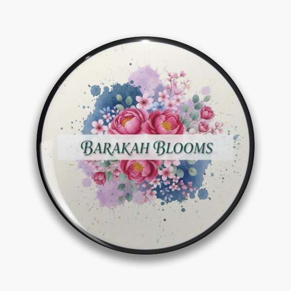 Item preview, Barakah Blooms - Watercolor Floral Circle Design (V.3) designed and sold by D-Islamic.