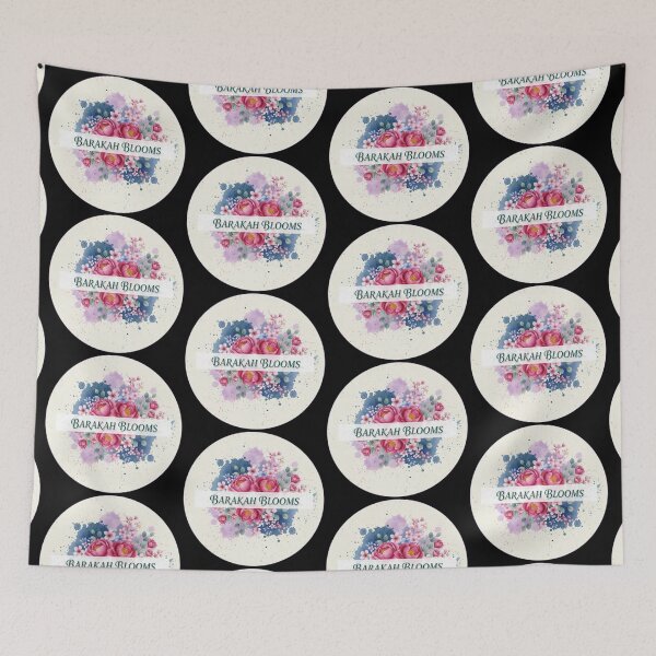 Item preview, Barakah Blooms - Watercolor Floral Circle Design (V.3) designed and sold by D-Islamic.