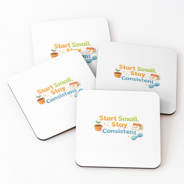 Item preview, Start Small Stay Consistent Motivation designed and sold by Snark Studio.