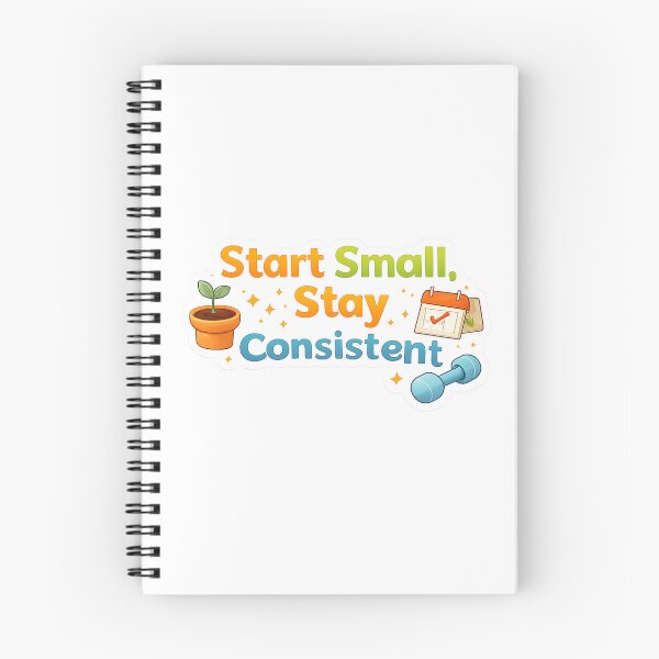 Item preview, Start Small Stay Consistent Motivation designed and sold by Snark Studio.