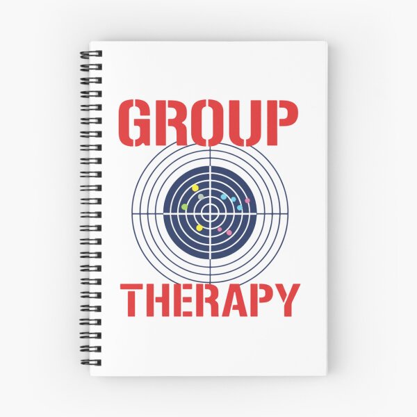 Item preview, Group Therapy Shooting Target — Funny Tactical Range Pun Illustration designed and sold by Colorful-Garden.