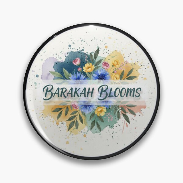 Item preview, Barakah Blooms - Watercolor Floral Circle Design (V.4) designed and sold by D-Islamic.