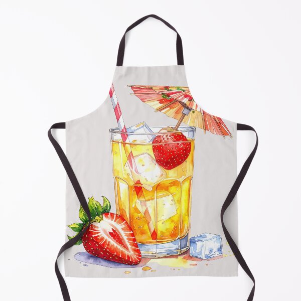 Item preview, Summery strawberry lemonade with little umbrella designed and sold by LiskoDesign.