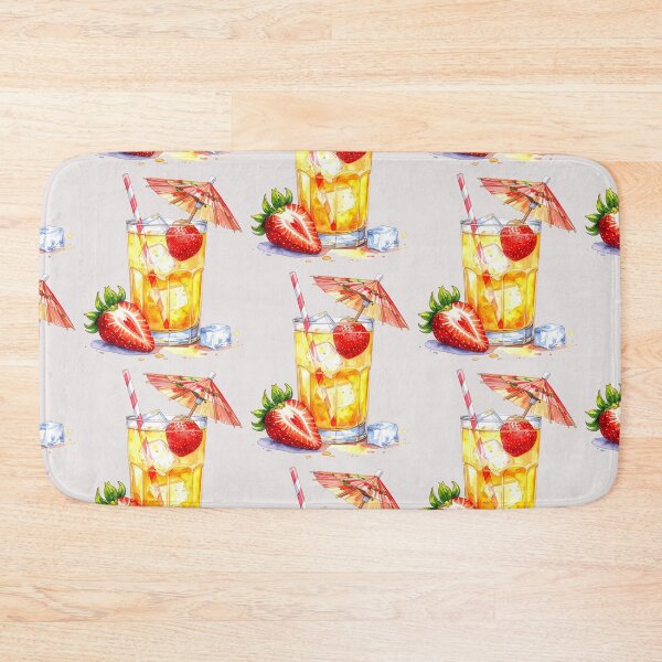 Item preview, Summery strawberry lemonade with little umbrella designed and sold by LiskoDesign.