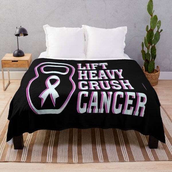 Item preview, Lift Heavy Crush Cancer Breast Cancer Fitness designed and sold by creativerooney.