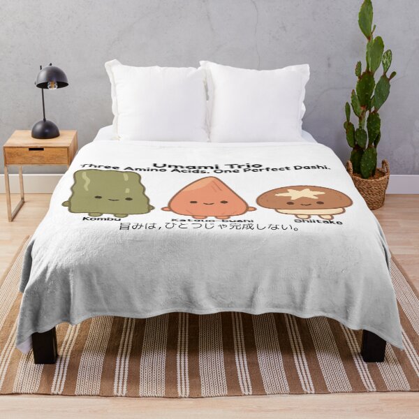 Item preview, Umami Trio – Cute Japanese Dashi Characters | Kombu, Katsuobushi & Shiitake designed and sold by Yohei-Studio.