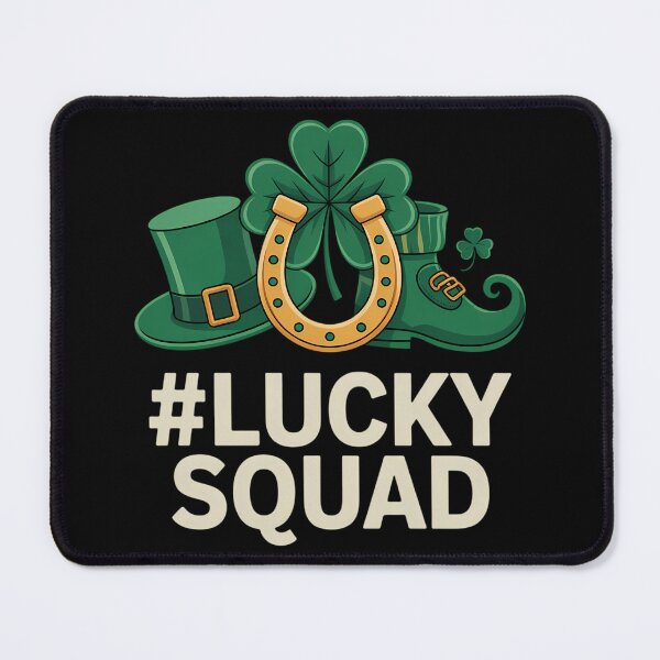 Item preview, Lucky Squad St Patrick Day Leprechaun designed and sold by tiekanamac.