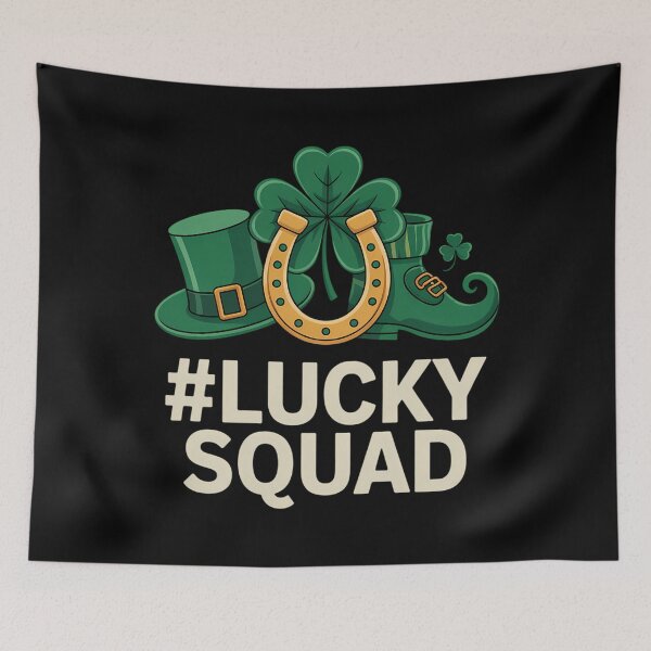 Item preview, Lucky Squad St Patrick Day Leprechaun designed and sold by tiekanamac.