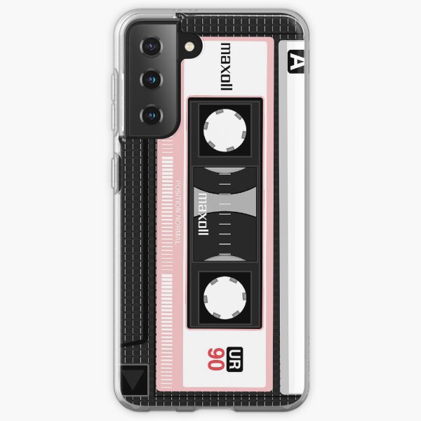 pink compact cassette Samsung Galaxy Soft Case