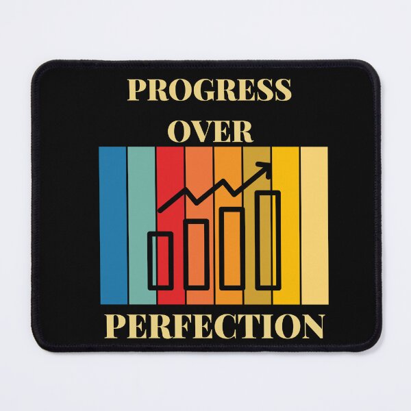 Item preview, Progress Over Perfection Strong Motivation Mindset T-Shirt designed and sold by Art Loom.