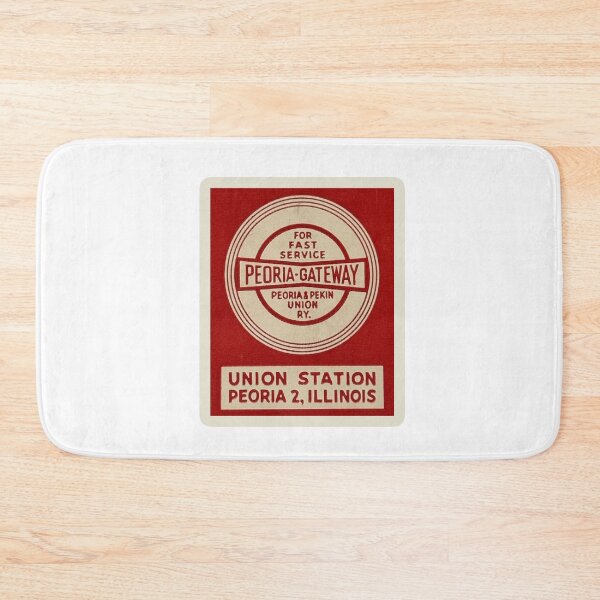 Item preview, Vintage Peoria and Pekin Union Railway - For Fast Service designed and sold by QuayTradingCo.