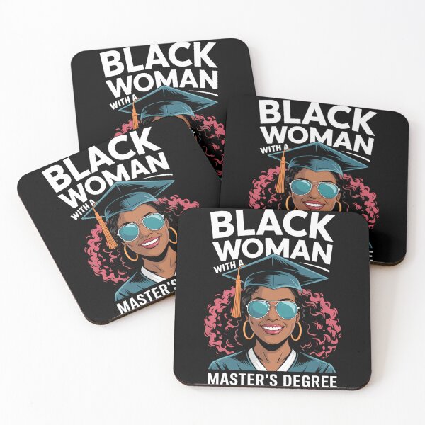 Item preview, Masters Degree Graduation Black History designed and sold by tiekanamac.