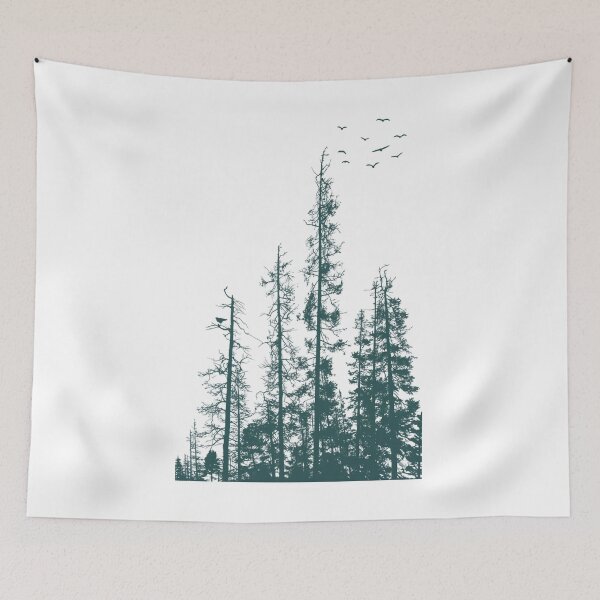 Item preview, Men’s Pine Tree Forest, Screen Printed Nature Themed Graphic designed and sold by DesignDenDo ⭐⭐⭐⭐⭐.