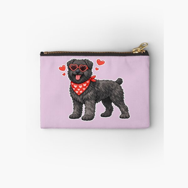 Item preview, Cute Bouvier des Flandres in Love – Minimal Valentine Dog Illustration designed and sold by GoodyPaws.