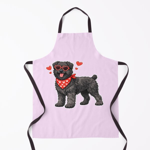 Item preview, Cute Bouvier des Flandres in Love – Minimal Valentine Dog Illustration designed and sold by GoodyPaws.