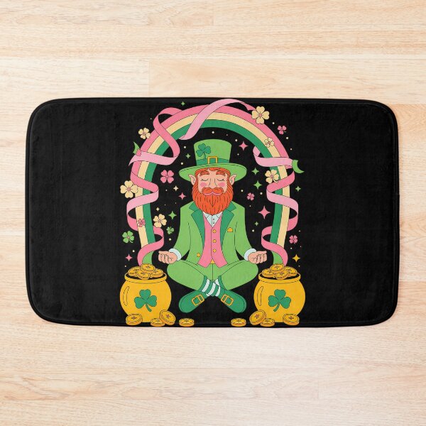 Item preview, Meditating Leprechaun Saint Patrick_s Day designed and sold by tiekanamac.