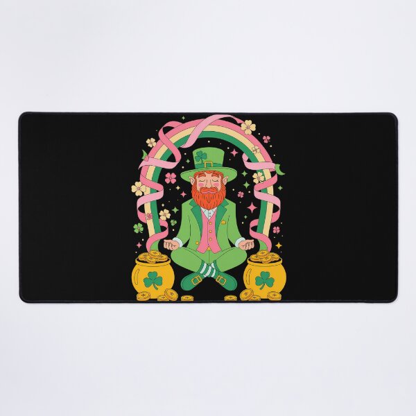 Item preview, Meditating Leprechaun Saint Patrick_s Day designed and sold by tiekanamac.